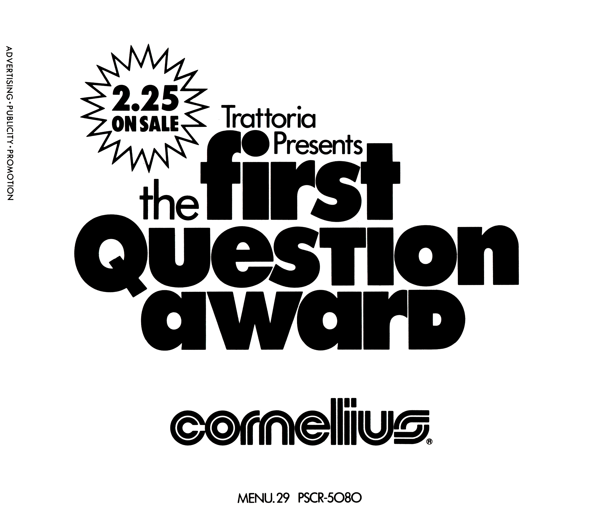 Cornelius (コーネリアス) 1stアルバム『THE FIRST QUESTION AWARD